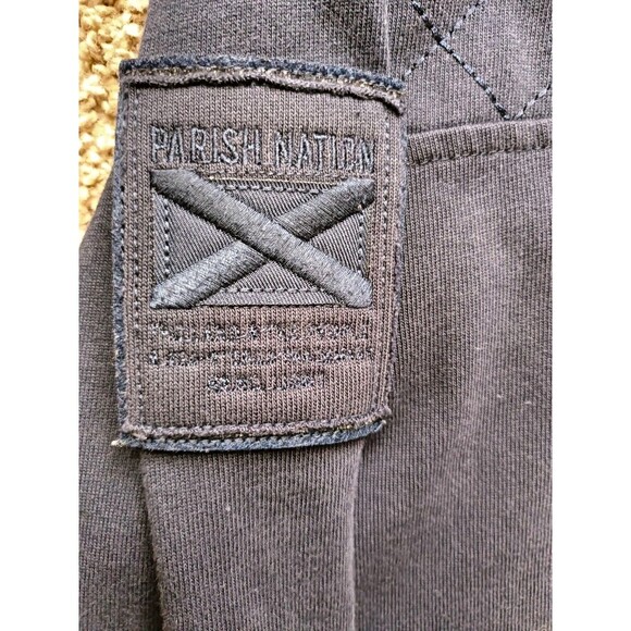 Vintage Parish Nation Polo Shirt Men's 3XL Navy Blue Long Sleeve - Picture 8 of 10